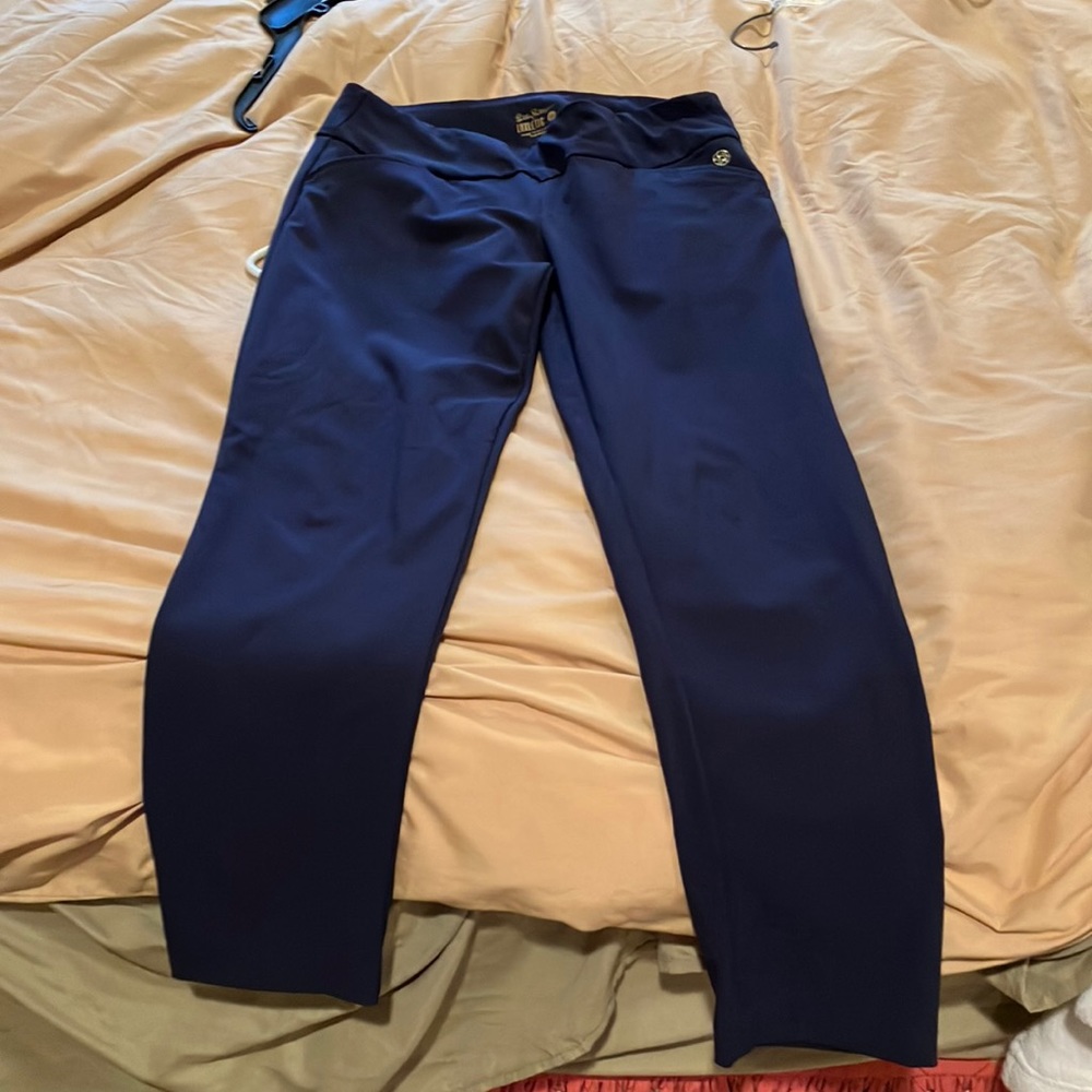 Lilly Pulitzer luxletic navy golf pants